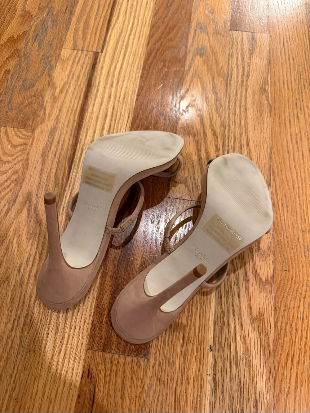 Steve Madden Beige/Nude Strappy Stiletto Sandals